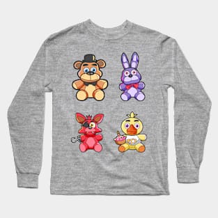 Five Nights at Freddy's Plush Toy Set Long Sleeve T-Shirt